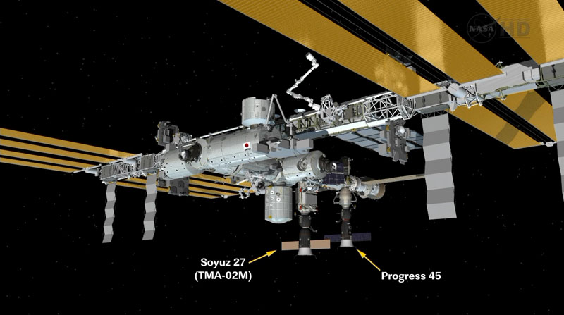 New Robot Russian Cargo Ship Docks at Space Station